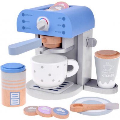 JOKO Dřevěný pákový kávovar Blue s hrníčky – Zboží Dáma