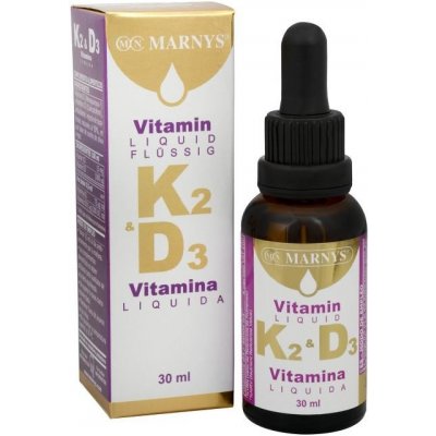 Marnys Tekutý Vitamín K2 a D3 30 ml