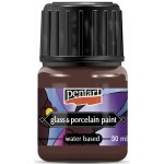 Pentart Barvy na porcelán a sklo 30 ml Hnědá – Zboží Dáma