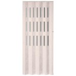 Hopa Koženkové shrnovací dveře prosklené 60 83 x 200 cm, model bílý – HobbyKompas.cz
