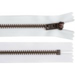 Kovový zip YKK No 5 délka 18 cm staromosazný (jeansový) Varianta: 501 bílá staromosaz, Balení: 1 ks – Hledejceny.cz