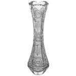 Bohemia Crystal váza na květiny - píšťala 88350/205mm. Bohatý brus Klasik. – Hledejceny.cz