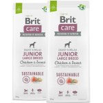 Brit Care Dog Sustainable Junior Large Breed Chicken & Insect 2 x 12 kg – Hledejceny.cz