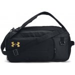Under Armour Contain Duo SM Duffle Black/Metallic Gold 40 L – Zboží Dáma
