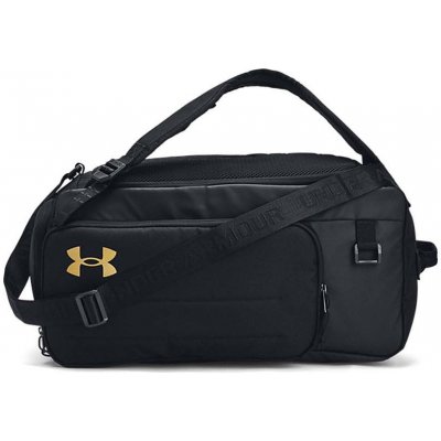 Under Armour Contain Duo SM Duffle Black/Metallic Gold 40 L