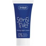 Ziaja Sensitive Skin zpevňující noční krém redukující podráždění 50 ml – Zboží Dáma
