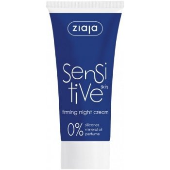 Ziaja Sensitive Skin zpevňující noční krém redukující podráždění 50 ml