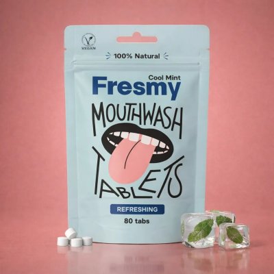 Fresmy Cool Mint ústní voda v tabletách 80 ks – Hledejceny.cz