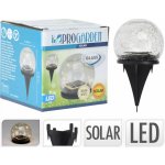 Lampa solární koule 10 cm 15 LED sklo – Hledejceny.cz