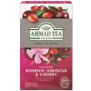 Čaj Ahmad Tea ovocný čaj šípek, ibišek s třešní 20 x 2 g
