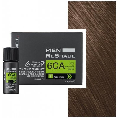 Goldwell Men Reshade 7CA CFM 4 Shots barva na vlasy 80 ml – Hledejceny.cz