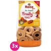 Dětský snack HOLLE Dětské Bio Ovocné kroužky s datlemi 125 g