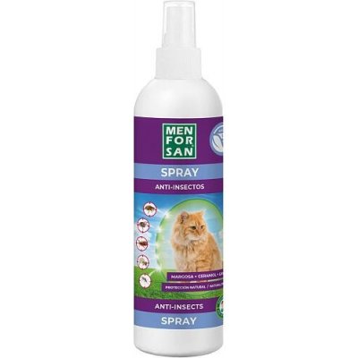 Menforsan antiparazitný sprej proti blechám a klíšťatům pro kočky z margózy 250 ml