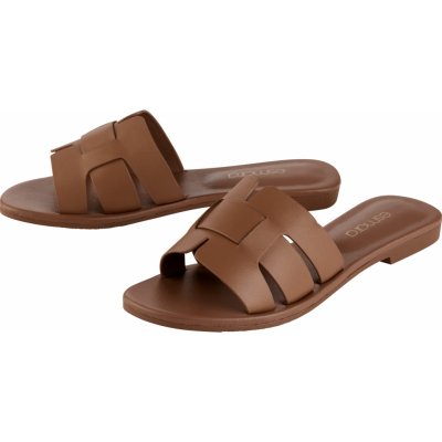 esmara dámské kožené pantofle hnědá – Sleviste.cz