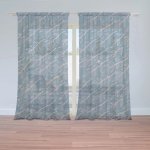 Záclony Růžové malované lístky: 2 ks - 150x250 cm - Sablio – Hledejceny.cz