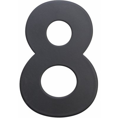 Nerezové číslo "8" ve 2D provedení RN.75L.8.CE – Zboží Mobilmania