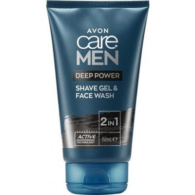 Avon Care Men chladivý gel na čištění pleti a holení 2v1 150 ml – Zboží Mobilmania