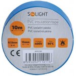 Solight Izolační páska 15 mm x 0,13 mm x 10 m modrá – Zboží Mobilmania