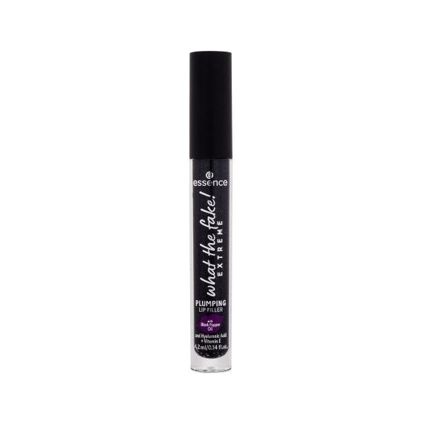 Lesk na rty Essence What The Fake! Extreme Plumping Lip Filler lesk pro plnější rty 03 Pepper Me Up! 4,2 ml