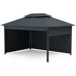 Blumfeldt Grandezza Cortina zahradní altán 3x4 m, boční rolety Krémová – Zboží Dáma