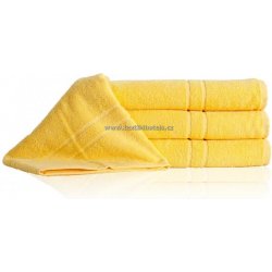 Textil 4 hotels Kvalitní froté ručník K0010 50×100 cm žlutá