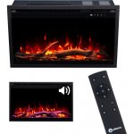 Aflamo s funkcí topení 1500 W 75 x 45 x 20 cm černá – Zboží Mobilmania