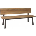 Stern Sam Stern 160x55x81 cm hliník šedočerný teak – Zbozi.Blesk.cz