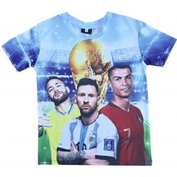 Numberoplus fotbalové tričko -Ronaldo, Messi a Neymar