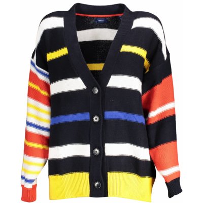 Gant Dámský svetr GANT D1. MULTI STRIPED CARDIGAN různobarevná