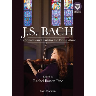 Johann Sebastian Bach: 6 Sonatas and Partitas for Violin Alone noty na housle – Zboží Mobilmania