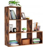 MIADOMODO 91138 Stupňovitý regál střední, volně stojící, vintage – Zboží Dáma MIADOMODO 91138 Stupňovitý regál střední, volně stojící, vintage – Zboží Dáma