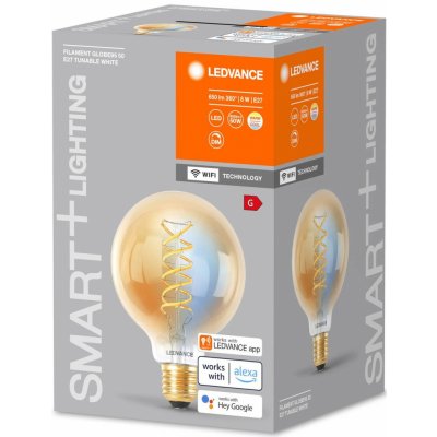 Ledvance SMART+ WiFi E27 8W LED G95 zlatá 822-850 – Hledejceny.cz