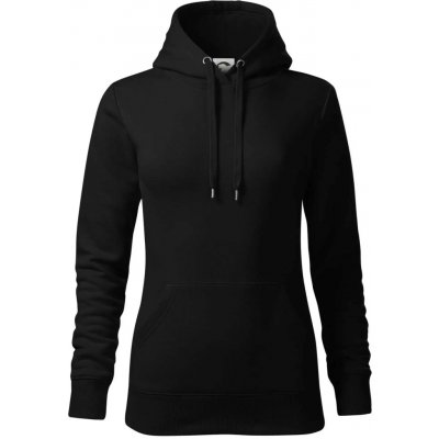 Bezpotisku bez potisku mikina dámská Cape s kapucí černá – Sleviste.cz