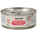 Ontario Cat Kitten Chicken Pieces a Shrimp 95 g – Hledejceny.cz