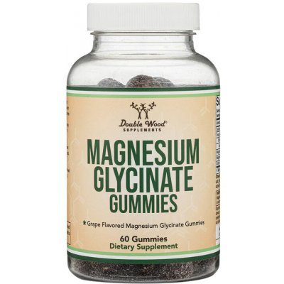 Double Wood Supplements Magnesium Glycinate Gummies hrozno 60 gummies – Hledejceny.cz