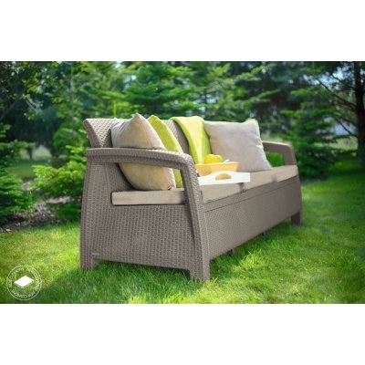 KETER Corfu Love Seat Max cappuccino – Zbozi.Blesk.cz