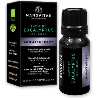 Nanovitae Eukalyptus esenciální olej Organic quality 10 ml – Hledejceny.cz