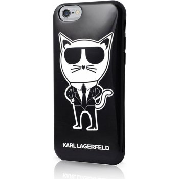 Pouzdro Karl Lagerfeld K-Team TPU iPhone 6/6S černé