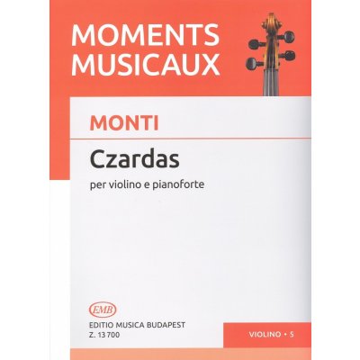 CZARDAS by Vittorio MONTI housle a piano