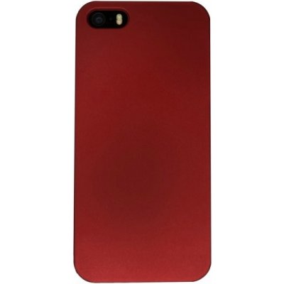 Pouzdro AppleKing matné pogumované iPhone 5 / 5S / SE - červené