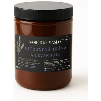 Farm.Inc šlehané bambucké máslo s citronovou trávou a levandulí 120 ml – Zbozi.Blesk.cz