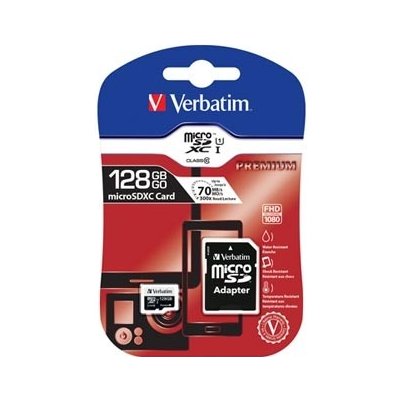 Verbatim microSDXC 128 GB UHS-I U1 44085 – Sleviste.cz