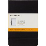Moleskine Zápisník Reporter tvrdé desky S, linkovaný, černý linkovaný A6 96 listů – Sleviste.cz