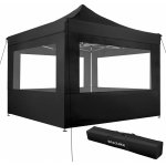 tectake 403154 Skládací pavilon Olivia 3x3 m se 4 bočnicemi černá hliník – Hledejceny.cz