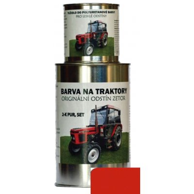 U PEPÁNKA s.r.o. Barvy na traktory Zetor Originální odstín ČERVENÁ 2-K Polyuretan 1,25kg – Zboží Mobilmania