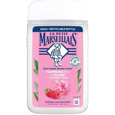 Le Petit Marseillais Raspberry&Peony krémový sprchový gel 400 ml