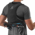 Salomon Sense Pro With Flasks 5l černý – Zboží Mobilmania