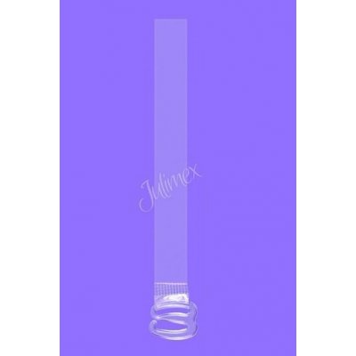 Julimex Silikonová ramínka (RT-03) 10 mm Transparentní Uni – Zboží Dáma