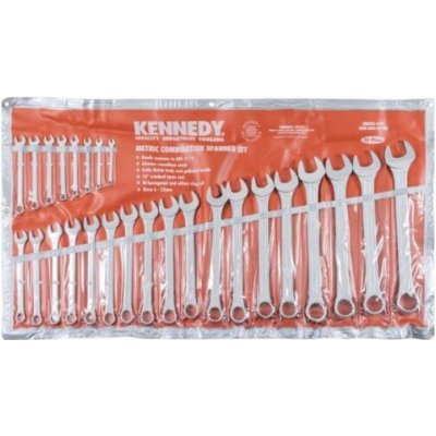 KENNEDY Sada klíčů očkoploché profesionání chrom - metrické 6-32mm 26 dílů | Zboží Auto