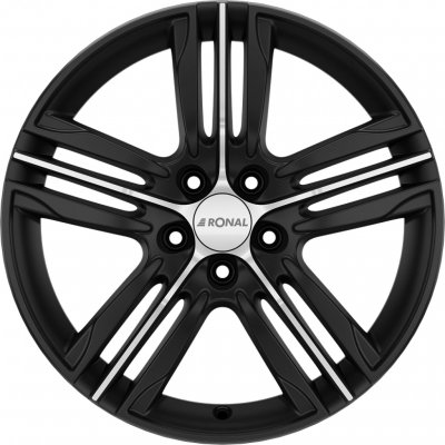 Ronal R57 7,5x17 5x108 ET45 black polished – Hledejceny.cz